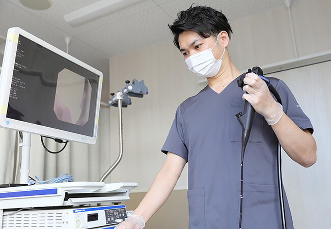 負担の少ない経鼻内視鏡検査